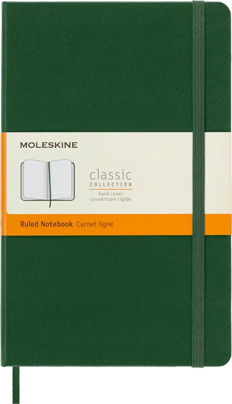 Moleskine Classic Notebook, Soft Cover, X Large, Ruled, Myrtle Green, 192 Pages (7.5 Moleskine Classic Notebook, Soft Cover, X Large, Ruled, Myrtle Green, 192 Pages (7.5" x 9.5")