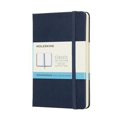 Moleskine Classic Notebook, Hard Cover, Pocket, Dotted, Sapphire Blue, 192 Pages (3.5 Moleskine Classic Notebook, Hard Cover, Pocket, Dotted, Sapphire Blue, 192 Pages (3.5" x 5.5")