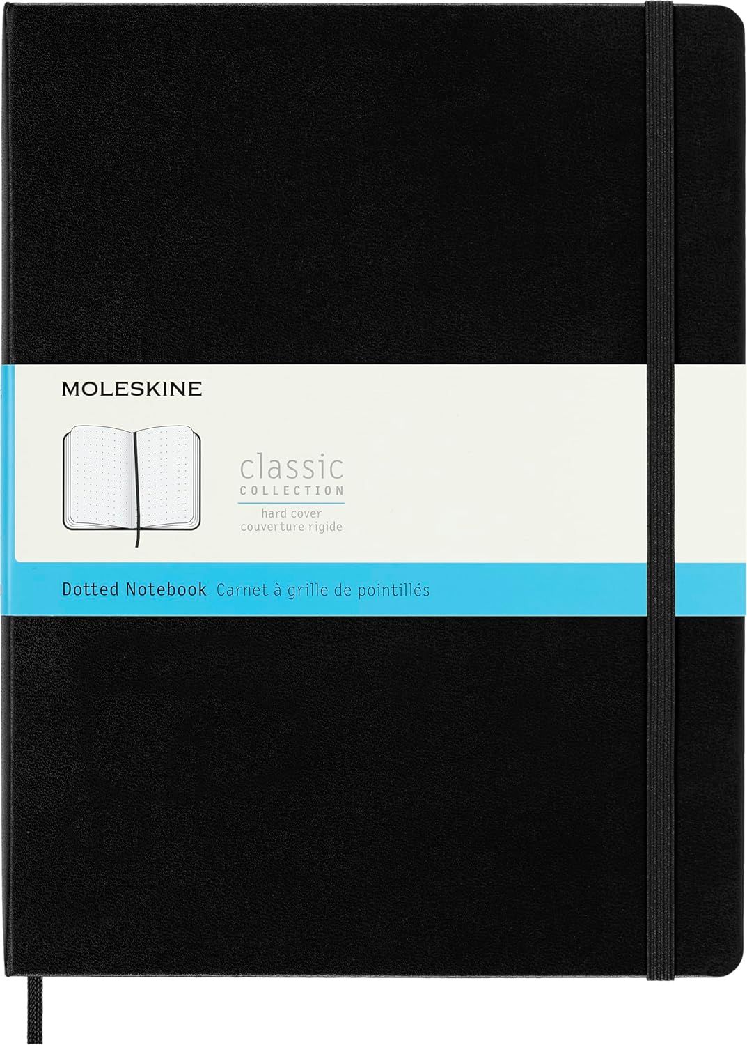 Moleskine Classic Notebook, Hard Cover, X Large, Dotted, Black, 192 Pages, (7.5 Moleskine Classic Notebook, Hard Cover, X Large, Dotted, Black, 192 Pages, (7.5" x 9.5")