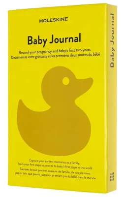 Moleskine Passion Journal, Baby, Hard Cover, Large, Yellow, 400 Pages,  (5" x 8.25")