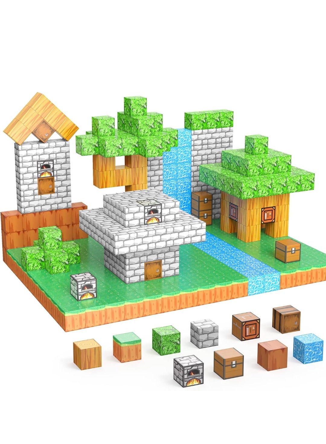 Construcciones Magnéticas, Bloques Magnéticos Sensoriales, Regalos para Niños/Niñas a Partir de 3 años