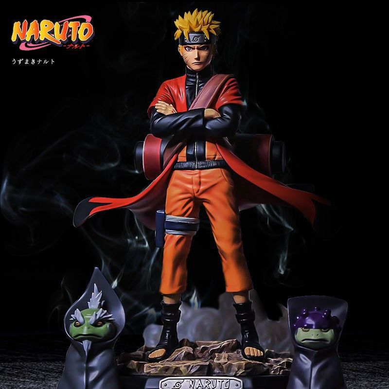 Naruto Six Immortals Vortex Naruto Sasuke Kakashi GK Large Oversized Hand-made Statue Birthday Gift