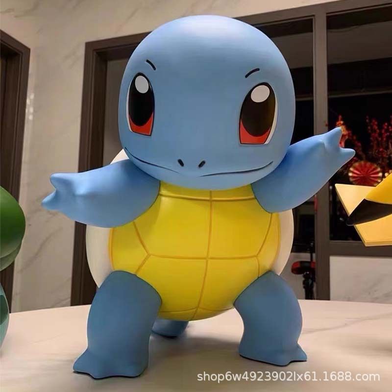 Squirtle Figura Gigante POKÉMON Azul/Rosa, Color: Squirtle Azul 1:1 Johnie Turtle + color box