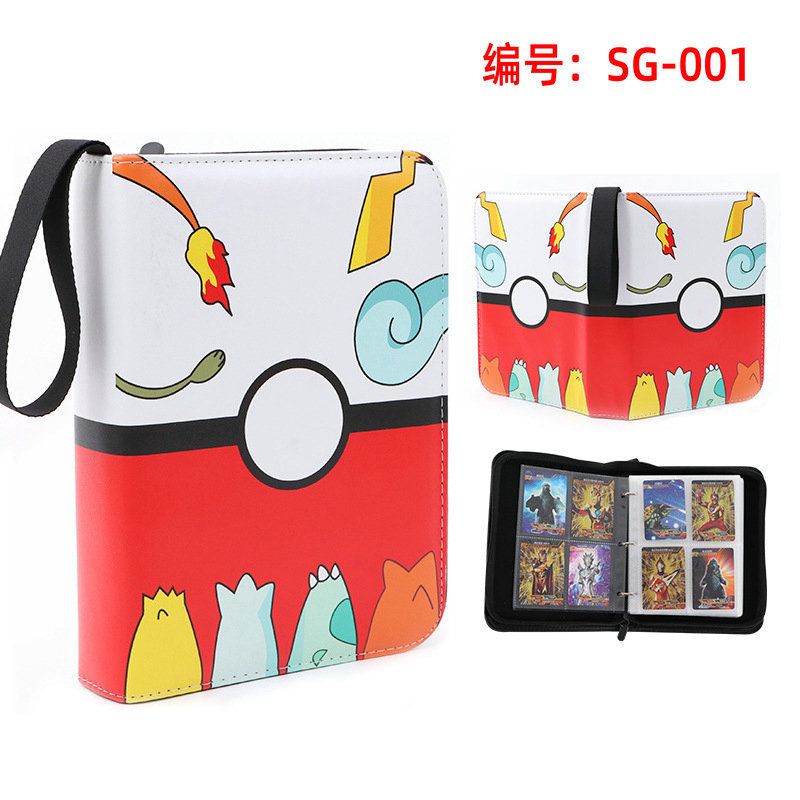 Amazon Pokemon Card Album Pokemon Card Collection Album Anime Pokemon Card Collection Album, Specifications: SG-001 (4 grids, 50 pages, 400 card slots)