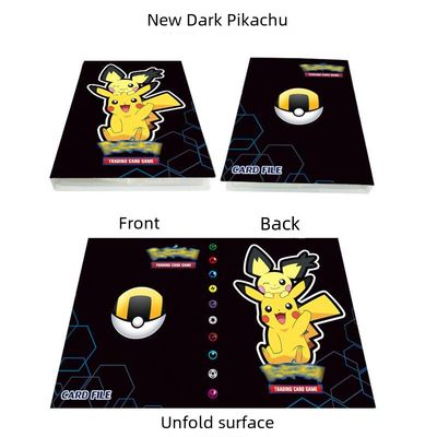 Pokemon Card Book Card Collection Pokemon Pet Elves Pikachu Pack 240 Cards For Hair