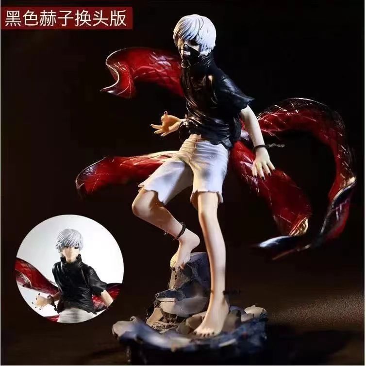 Anime Handset Wholesale Tokyo Ghoul Changeable Head Edition Jinmuyan Model Ornaments, Color: Kinmuyan [high about 22CM] bag