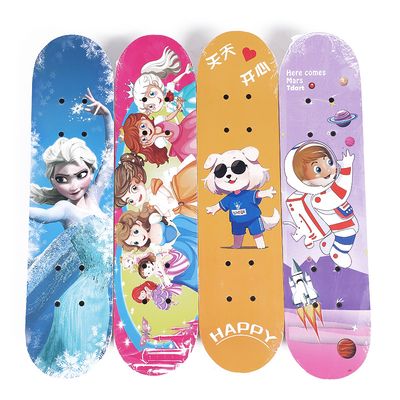 Double Rocker Cartoon New Durable Skateboard&amp;#039;s Children&amp;#039;s Fourwel Scooter Nivel de entrada para principiantes Estudiante para principiantes para principiantes