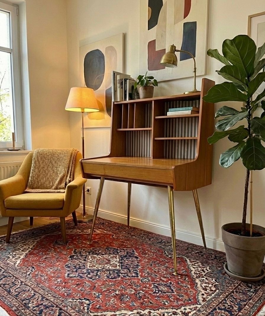 🪞 ✍️Jese Möbel - Mid-century kaptafel/bureau