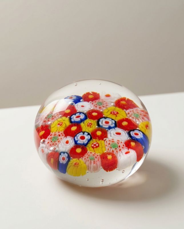 🌸✨Laurids Lønborg millefiori presse-papier – Deens vintage design