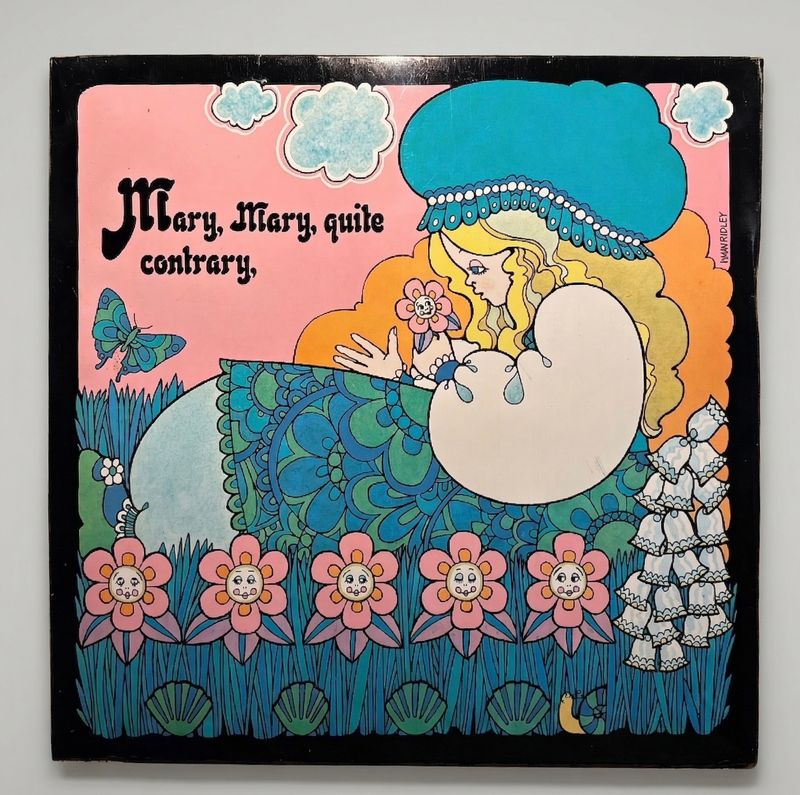 Vintage tinprint Mary Mary quite contrary Ivan Ripley wanddecoratie overzicht