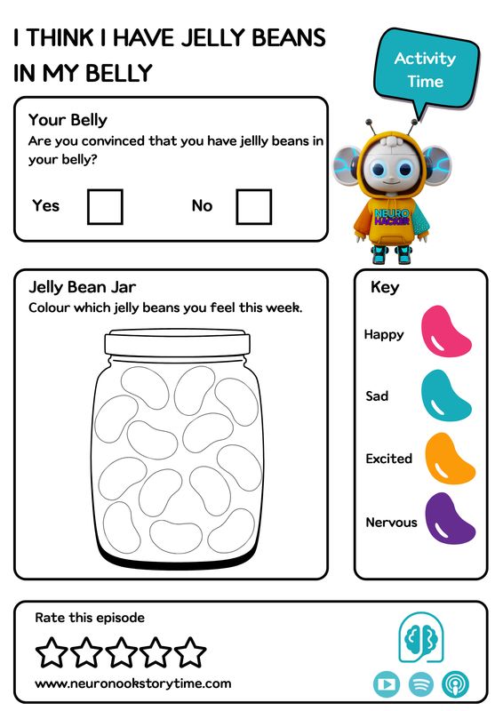I Think I Have Jelly Beans In My Belly Activity Sheet