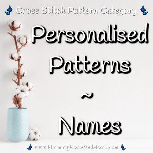 Personalised Patterns - Names