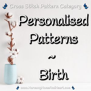 Personlised Patterns - Birth