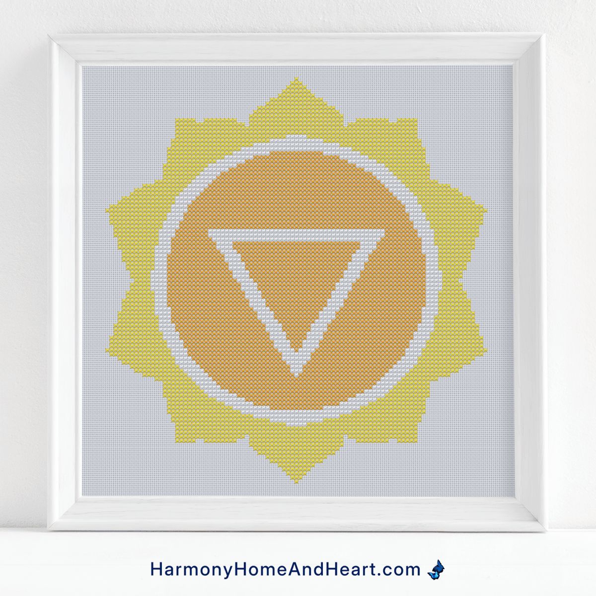 Solar Plexus Cross Stitch Pattern Solar Plexus Cross Stitch Pattern