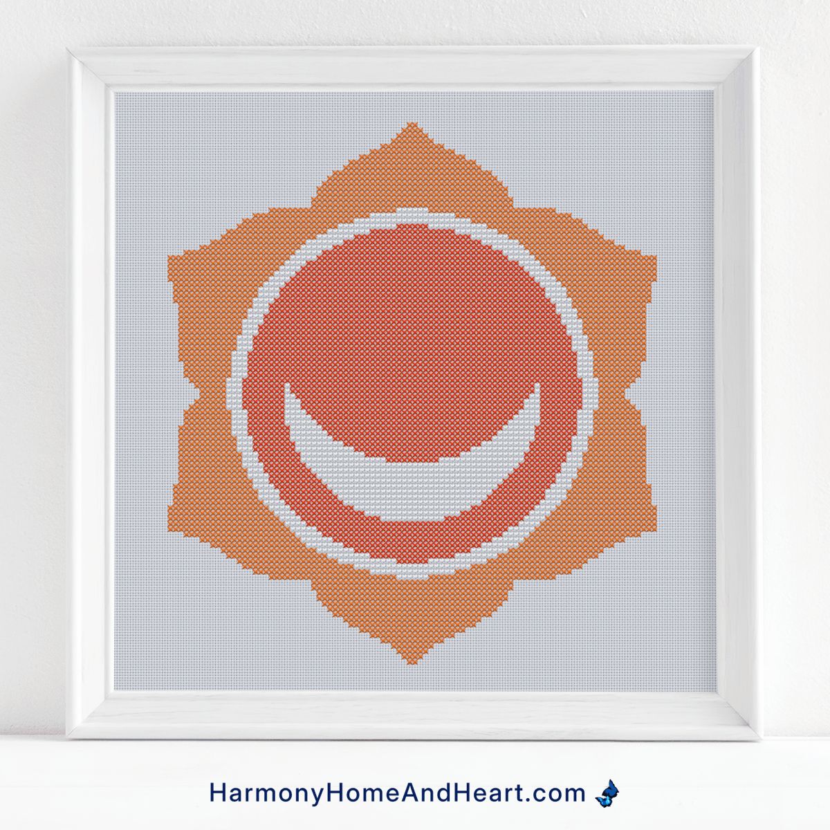 Sacral Chakra Cross Stitch Pattern Sacral Chakra Cross Stitch Pattern