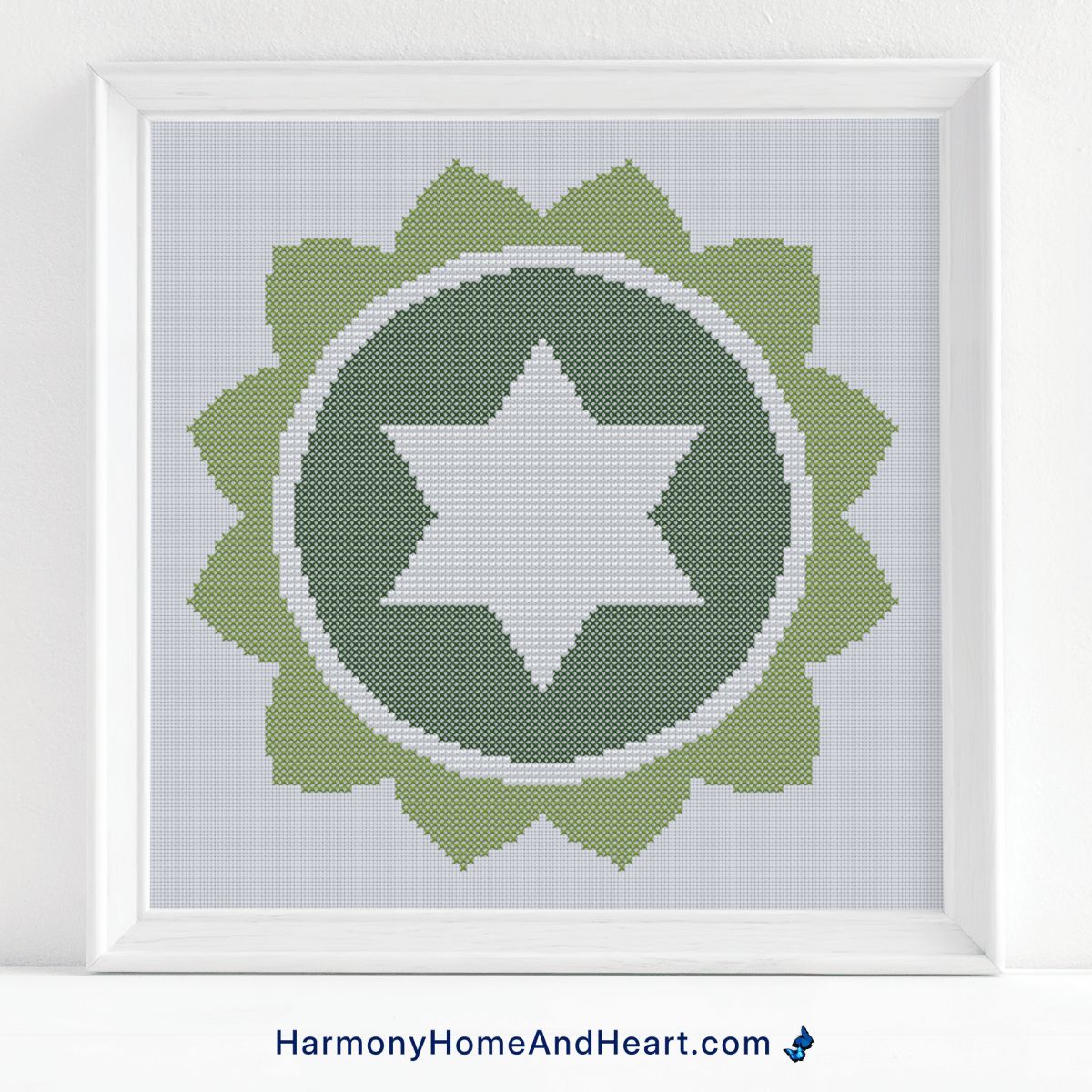 Heart Chakra Cross Stitch Pattern Heart Chakra Cross Stitch Pattern