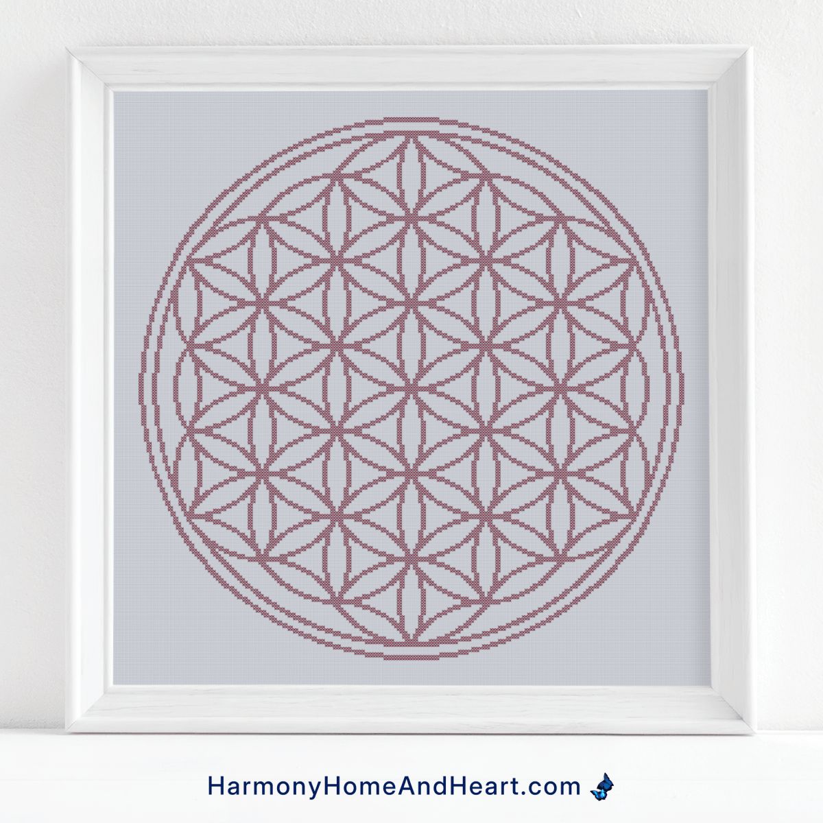 Flower Of Life Cross Stitch Pattern Flower Of Life Cross Stitch Pattern