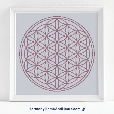 Flower Of Life Cross Stitch Pattern