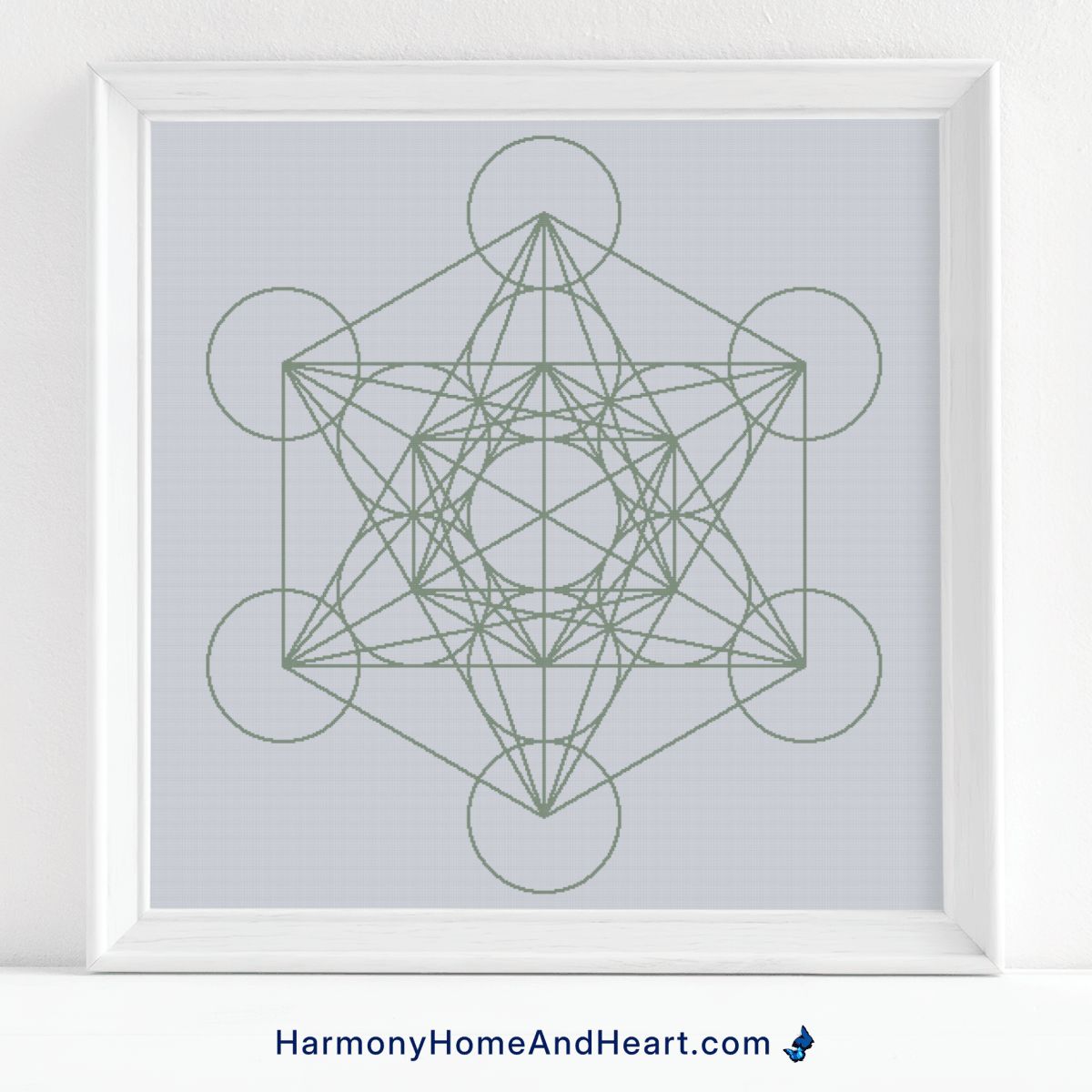 Metatron's Cube Cross Stitch Pattern Metatron's Cube Cross Stitch Pattern