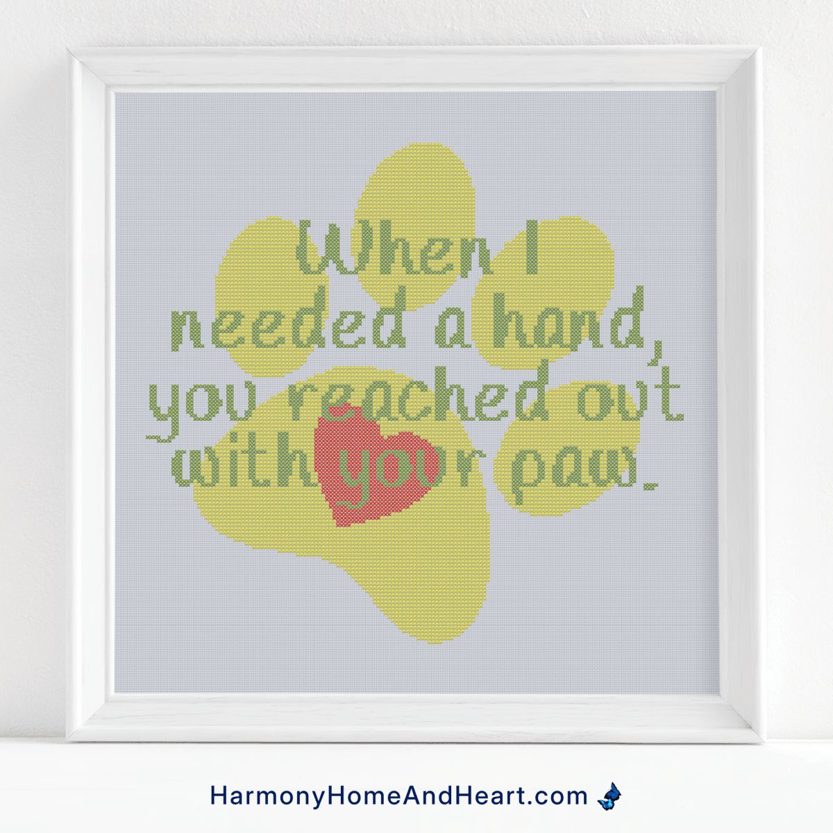 When I Needed A Hand Cross Stitch Pattern When I Needed A Hand Cross Stitch Pattern