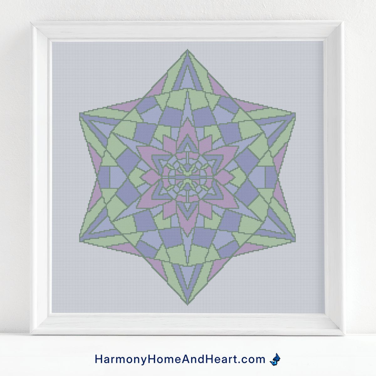 Meadow Radiance Mandala Cross Stitch Pattern Meadow Radiance Mandala Cross Stitch Pattern