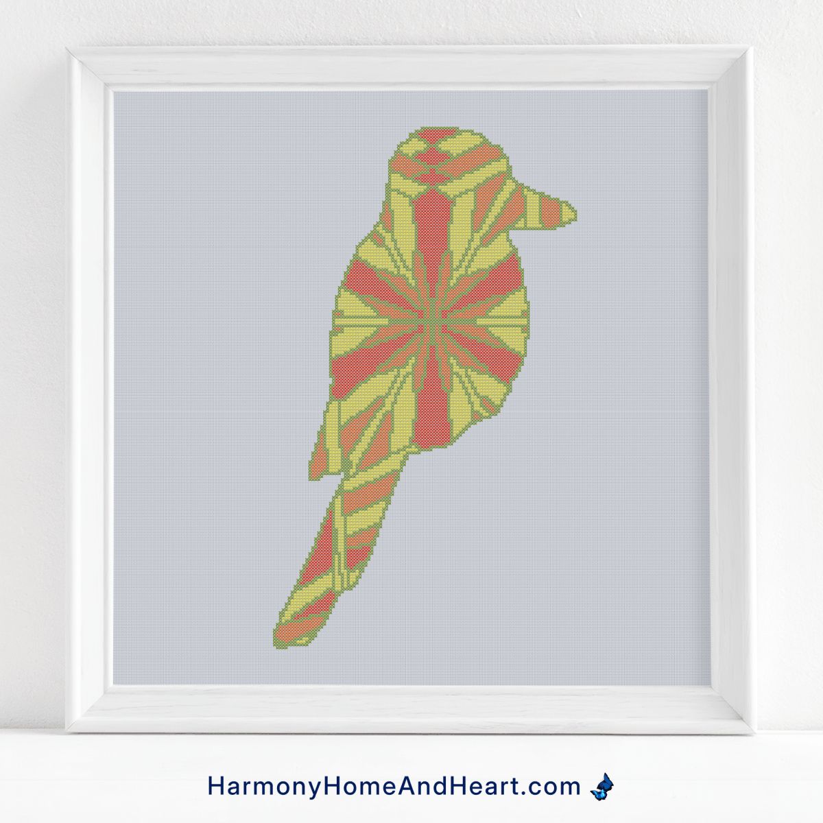 Australian Animal - Kookaburra - Mandala Silhouette Cross Stitch Pattern Australian Animal - Kookaburra - Mandala Silhouette Cross Stitch Pattern