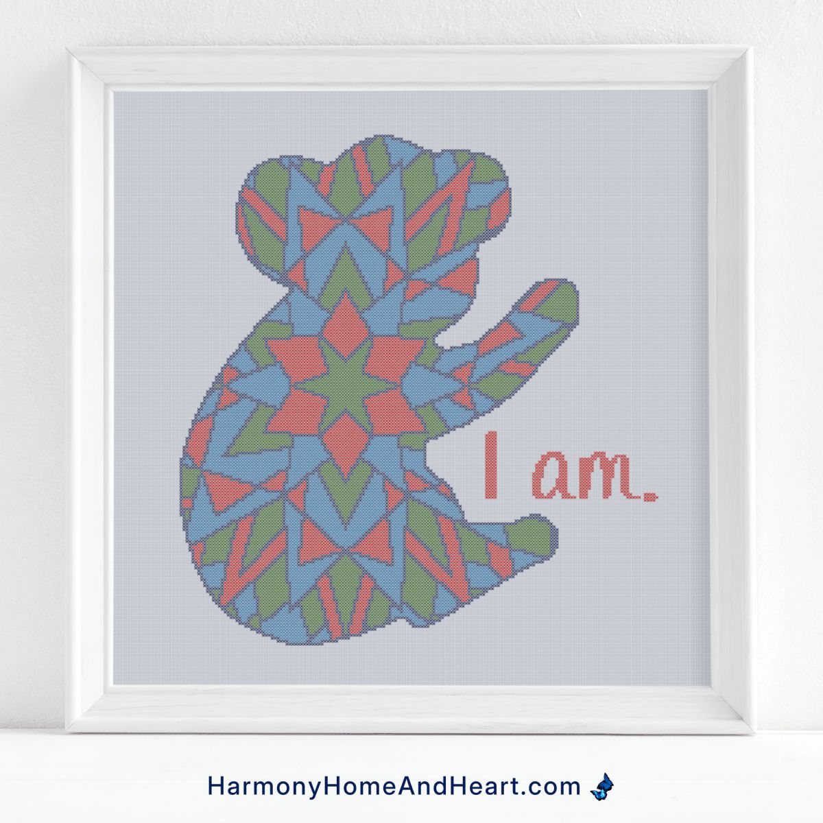 Australian Animal - Koala - I Am - Affirmation Cross Stitch Pattern Australian Animal - Koala - I Am - Affirmation Cross Stitch Pattern