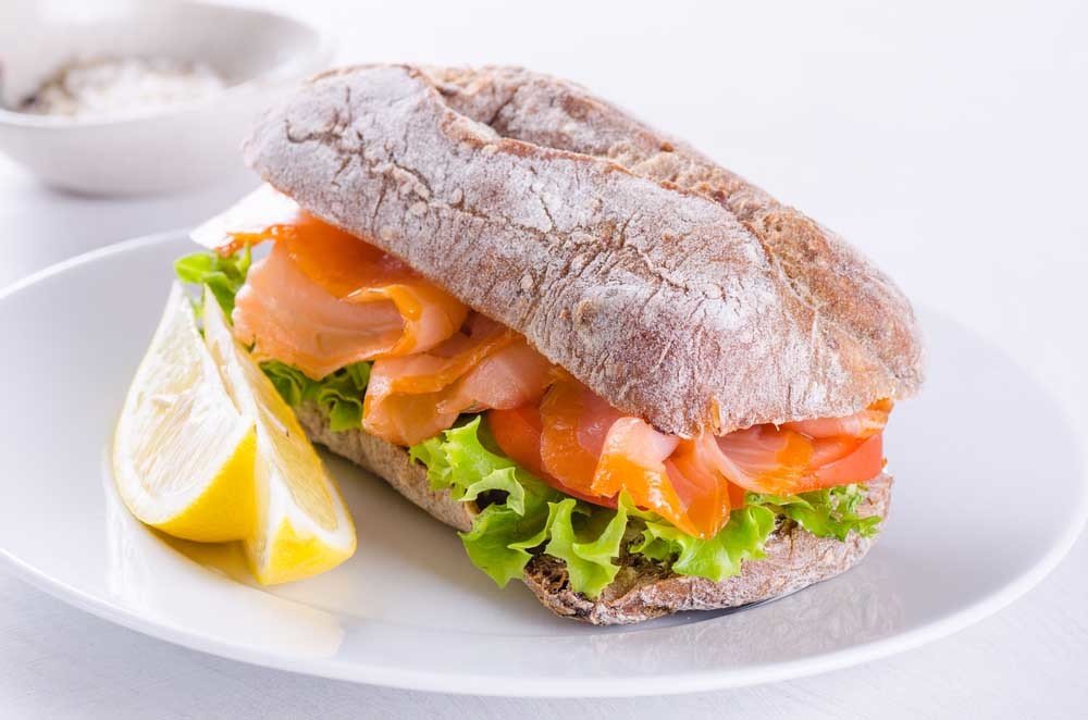 Smoked Salmon Sandwich Smoked Salmon Sandwich