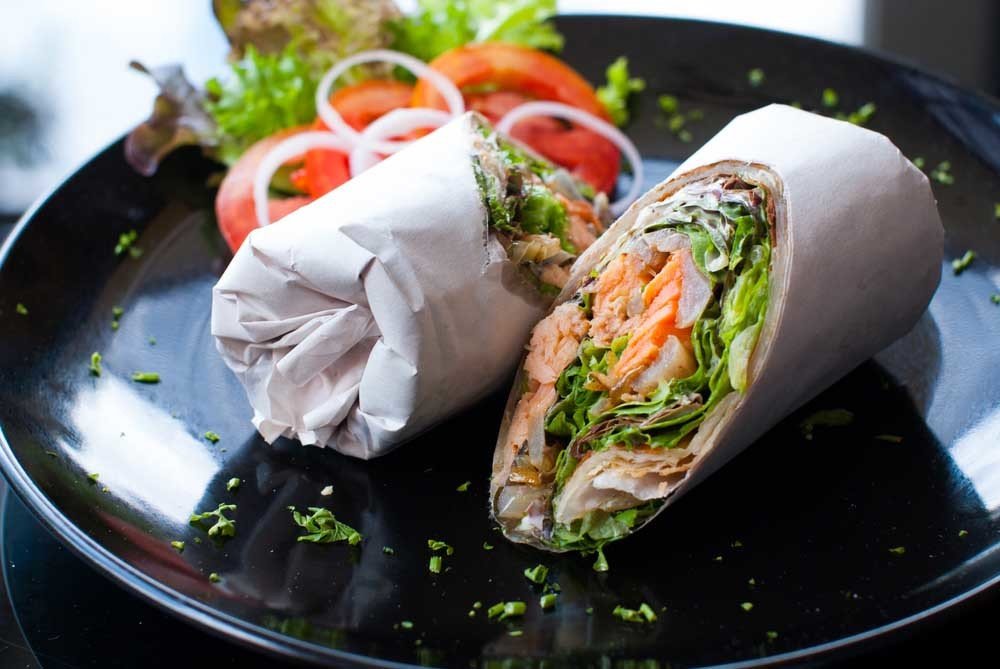 Smoked Salmon Wrap Smoked Salmon Wrap