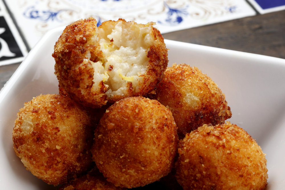 Risotto Balls with Cheese & Herbs