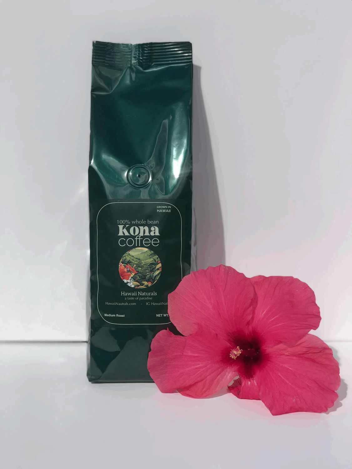 1lb Whole Bean 100% Kona Coffee