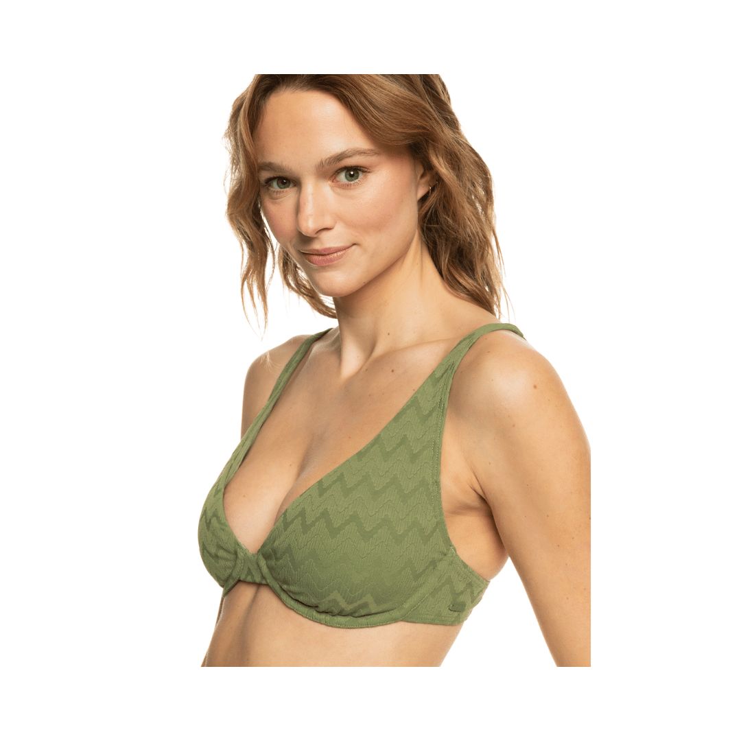 Roxy CURRENT COOLNESS UNDERWIRED D-CUP Bikini Top