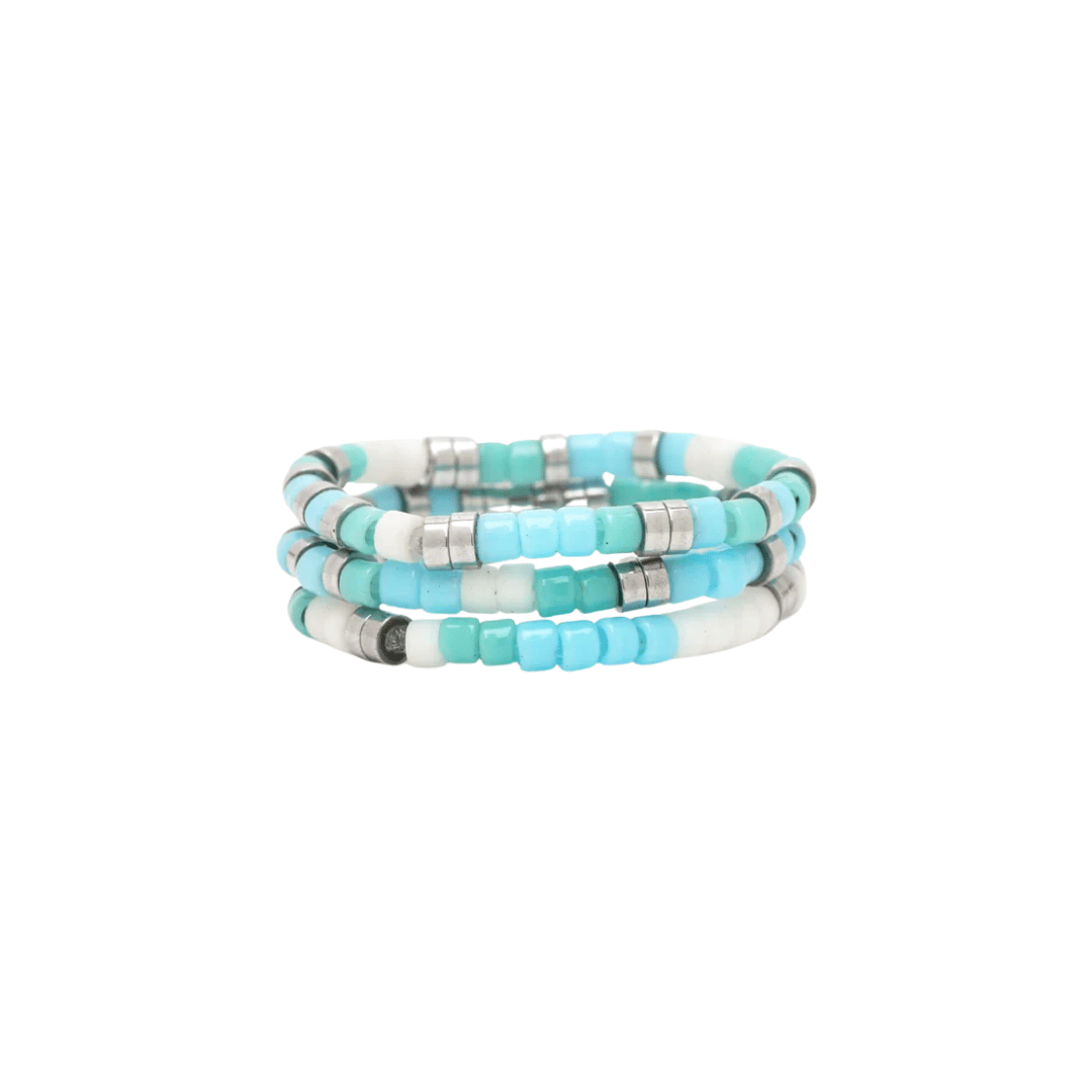 Puravida SEAFOAM DREAM Set of 3 Rings