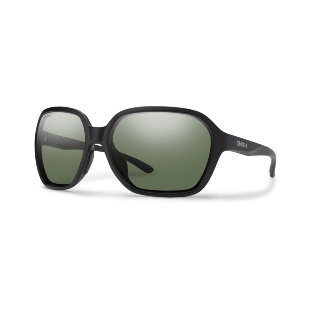 Smith WHITNEY Noir Mat - CP Vert-Gris Polarisé Sunglasses