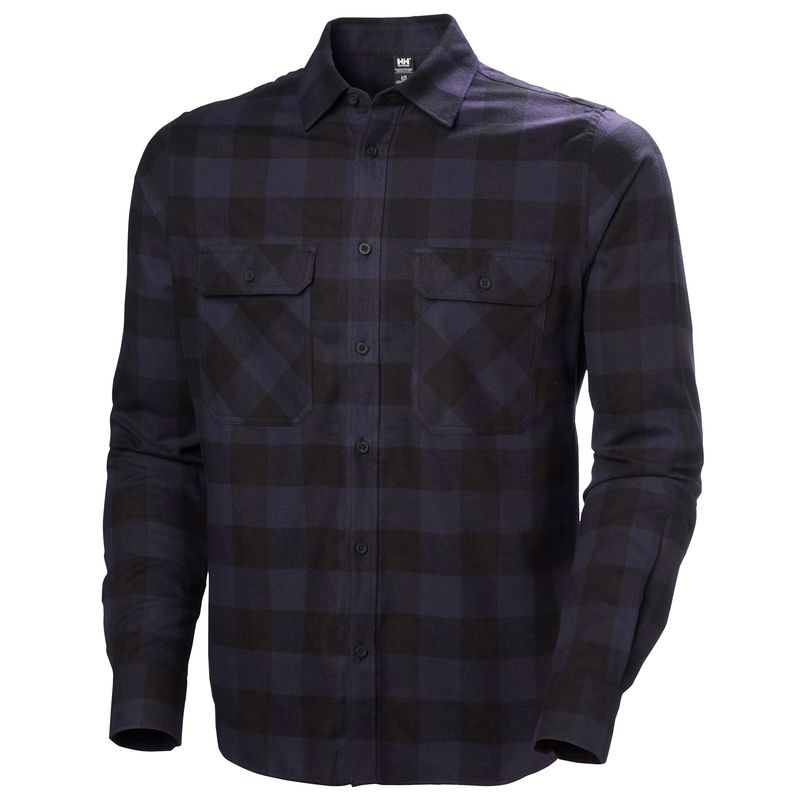 HH LOKKA ORGANIC Men's Long Sleeve Flannel Shirt