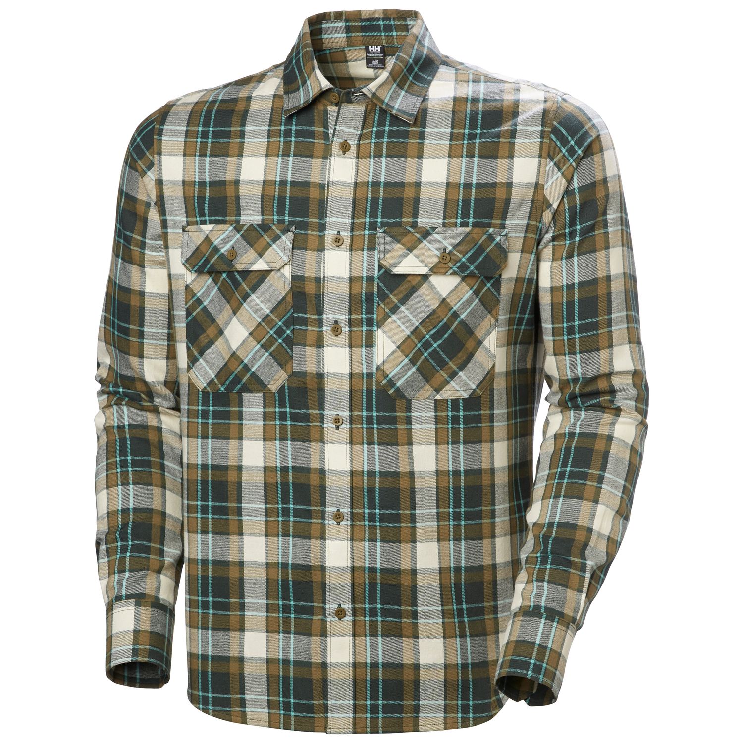HH LOKKA ORGANIC Men&#39;s Long Sleeve Flannel Shirt