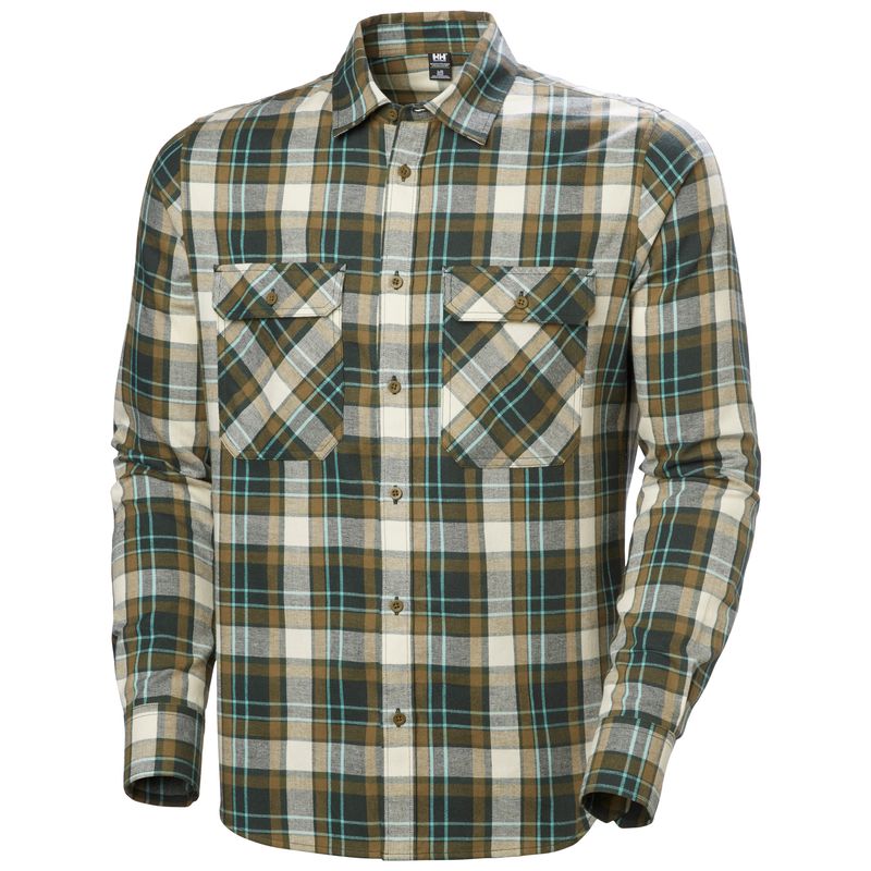 HH LOKKA ORGANIC Men&#39;s Long Sleeve Flannel Shirt