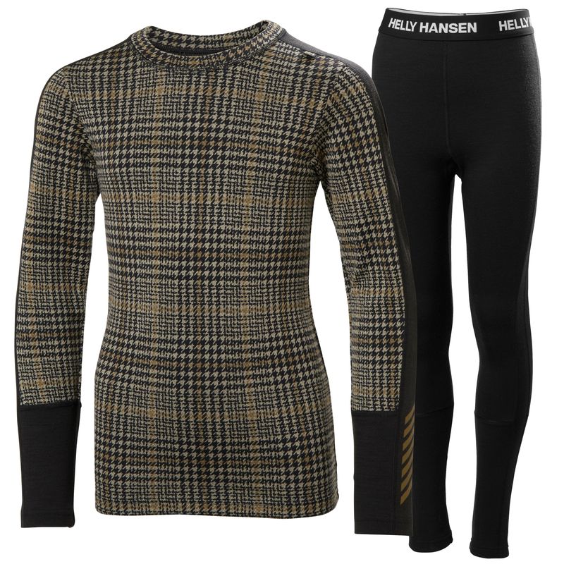 HH GRAPHIC LIFA MERINO Junior Base Layer Set