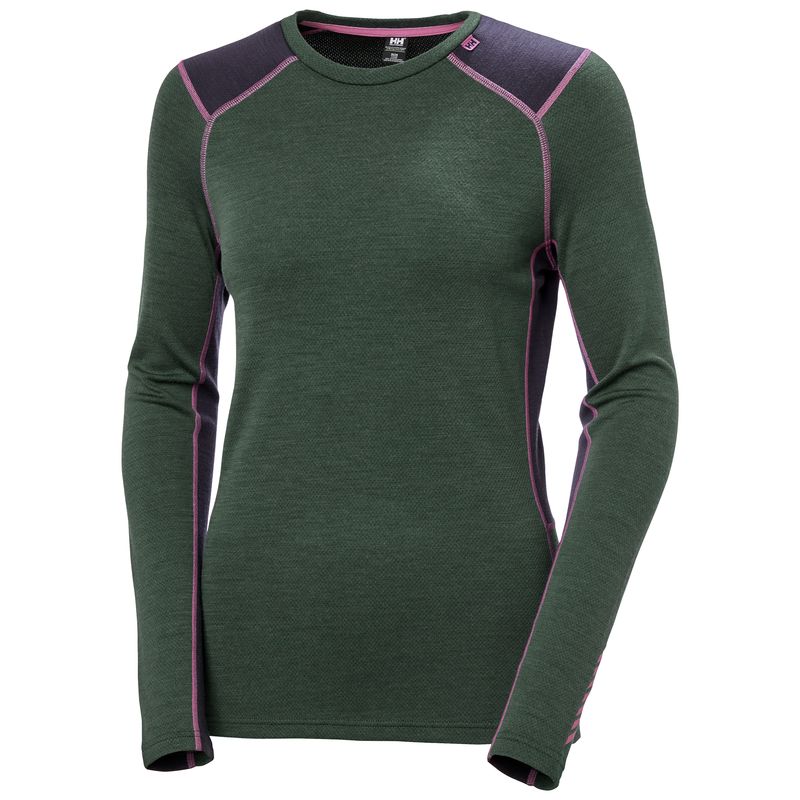 HH Women's LIFA MERINO MIDWEIGHT Long Sleeve Base Layer