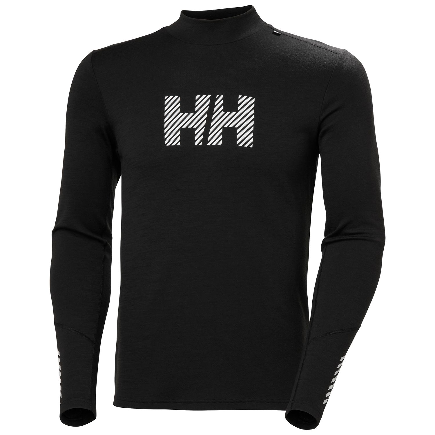 HH Men&#39;s Long Sleeve Base Layer LIFA MERINO MIDW LOGO
