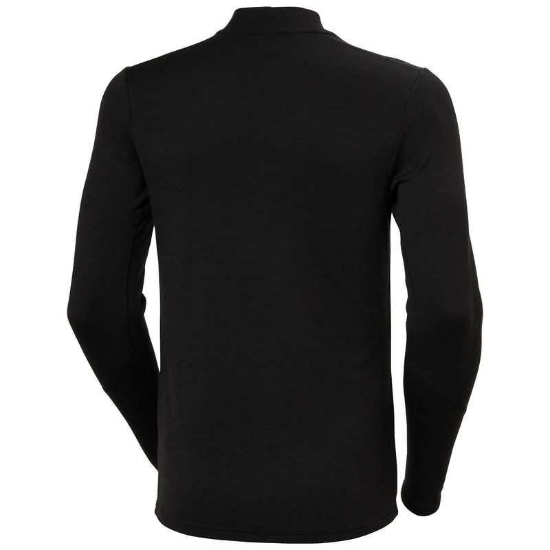 HH Men's Long Sleeve Base Layer LIFA MERINO MIDW LOGO