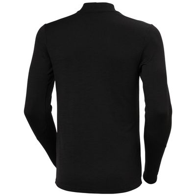HH Men's Long Sleeve Base Layer LIFA MERINO MIDW LOGO