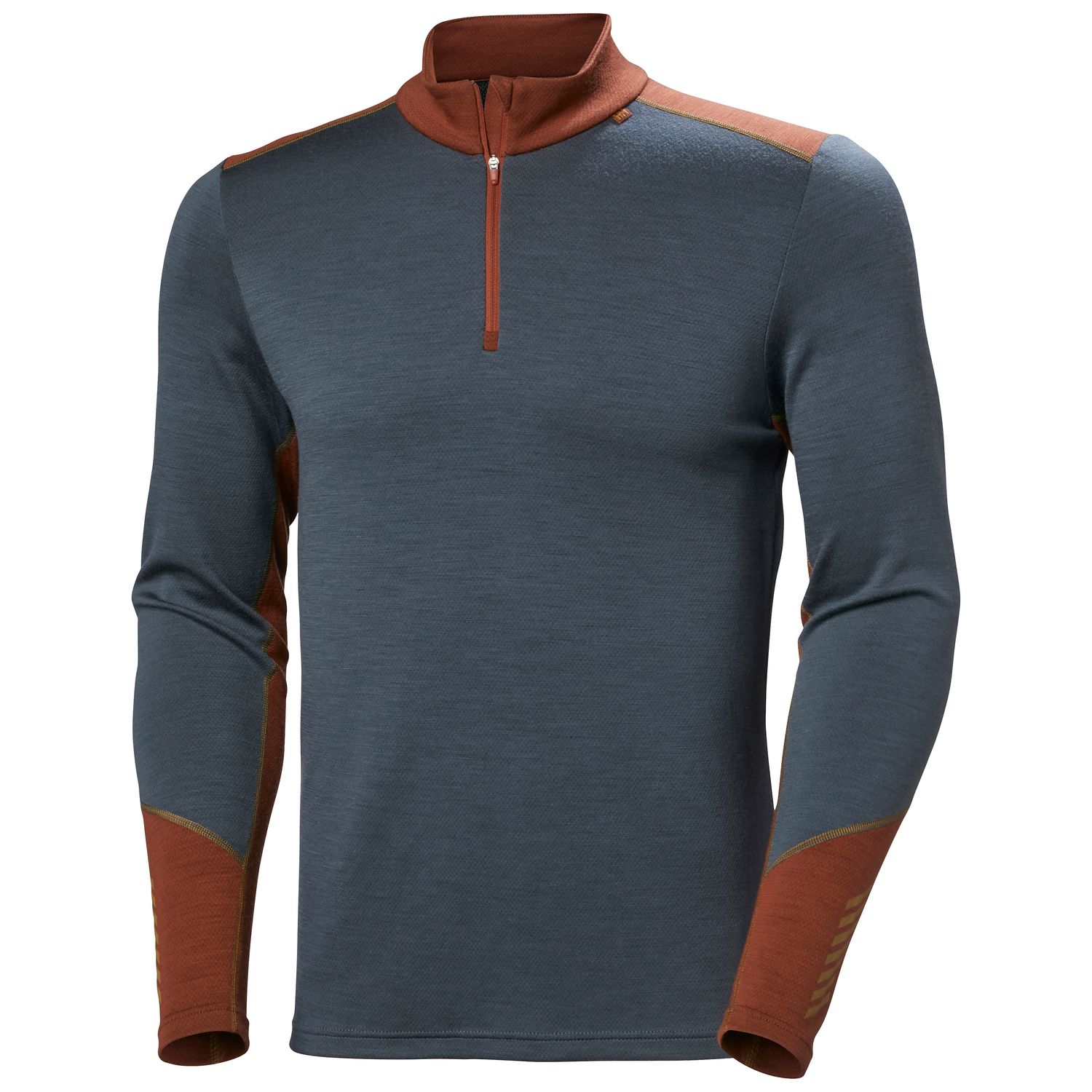 HH Men&#39;s Long Sleeve Base Layer LIFA MERINO MIDWEIGHT 1/2 ZIP
