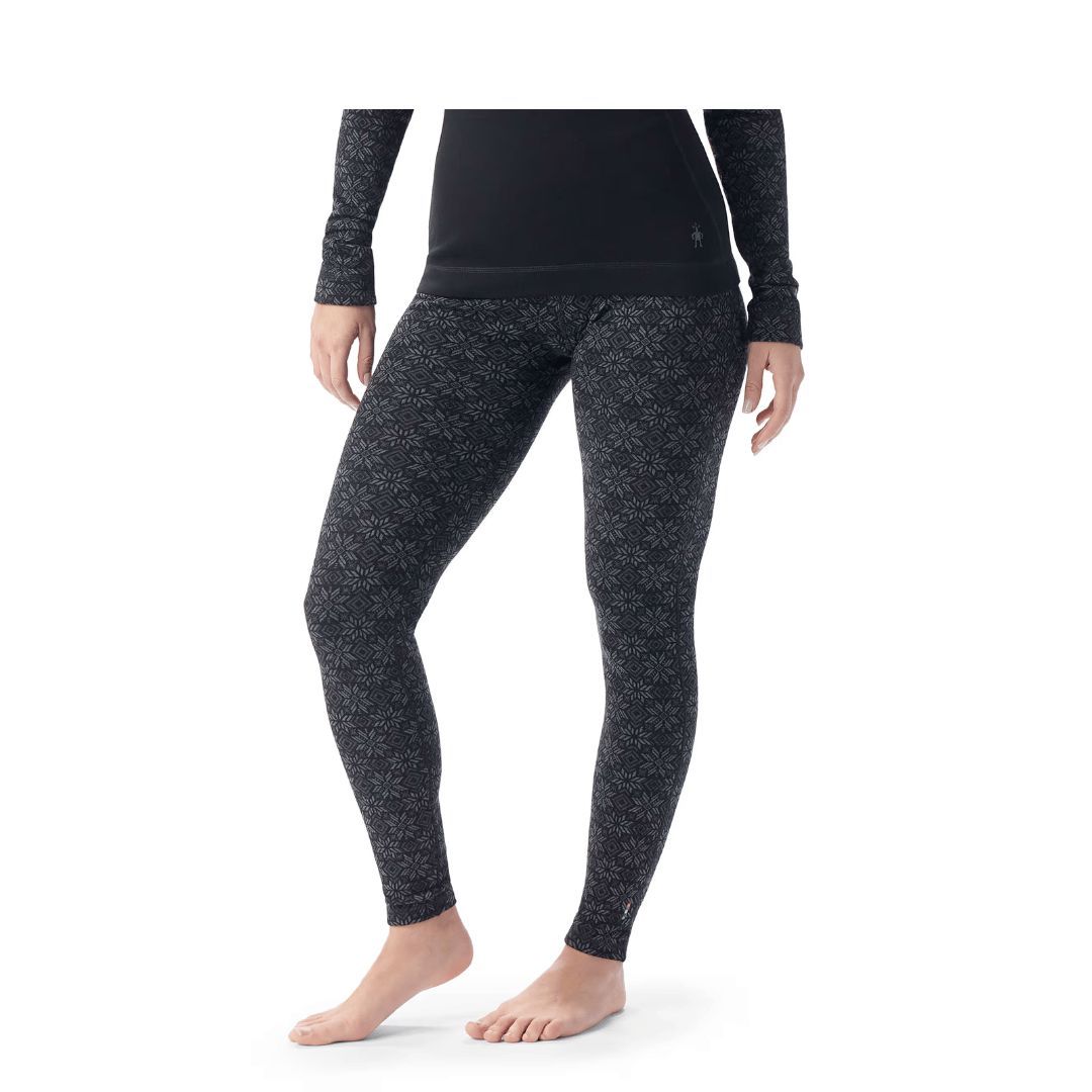 Smartwool CLASSIC Women&#39;s Baselayer Bottom, Color: Noir Digi, Size: XL