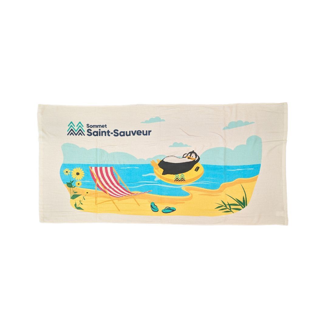 Les Sommets LOGO Beach Towel, Couleur: Pinso
