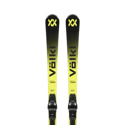 Volkl RACETIGER SC Alpine Skis Black