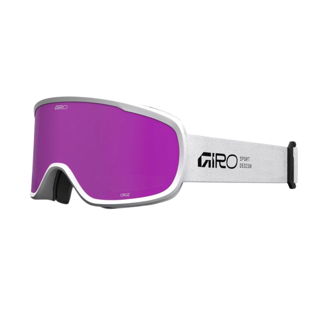 Giro CRUZ Ski Goggles, Color - Lens: White Stacked - Amber Rose