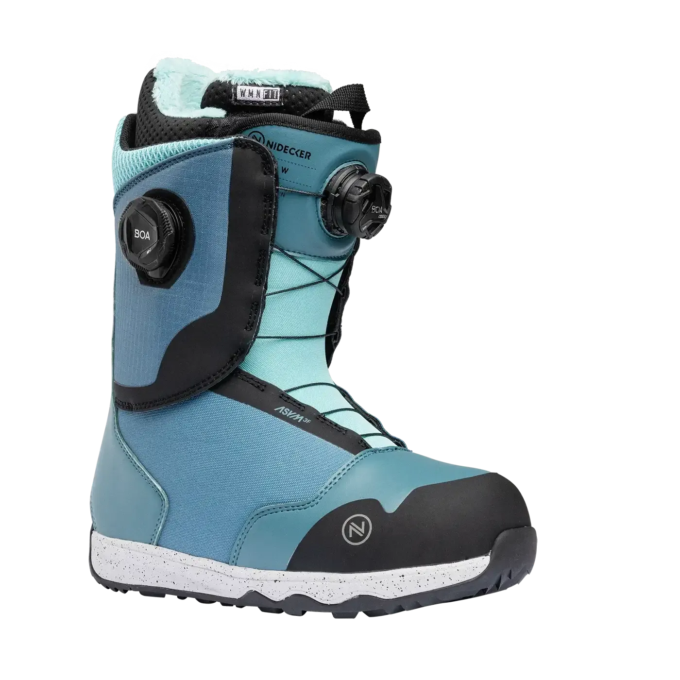 Nidecker BTS RIFT Women&#39;s Snowboard Boots, Color: Aqua Bleu, Size: 7.5