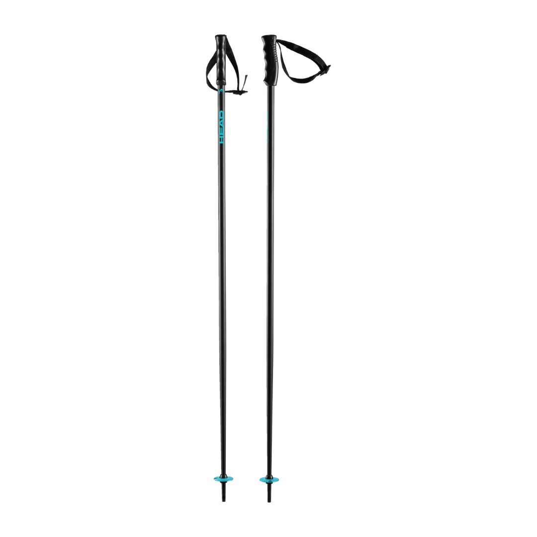 Head MULTI 18mm Ski Poles, Color: Noir/Bleu, Size: 110