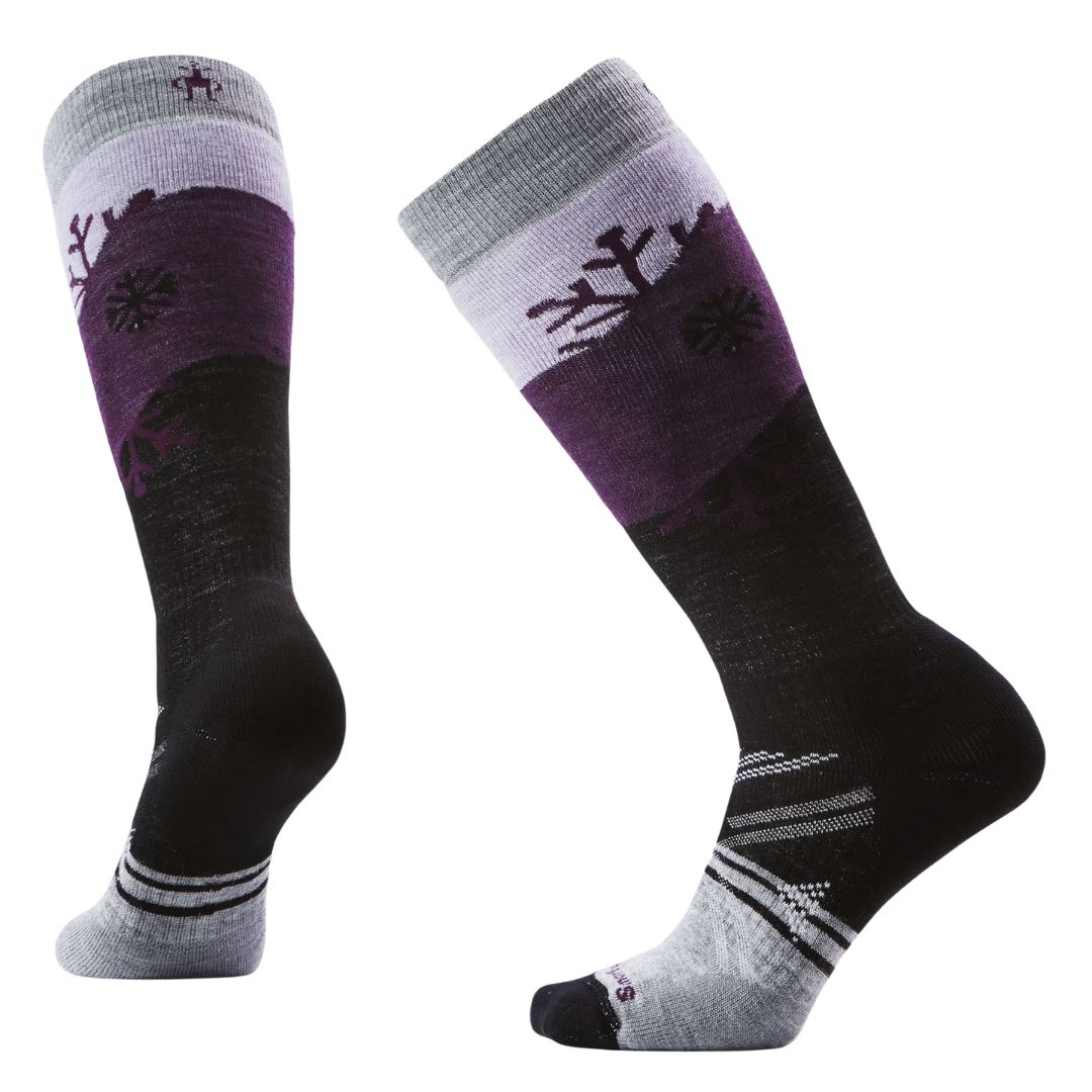 Smartwool SNOWPOCALYPSE Full Cushion Women&#39;s Socks, Color: Mauve éclipse, Grandeur: S